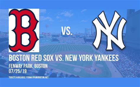 red sox vs yankees tickets 2019